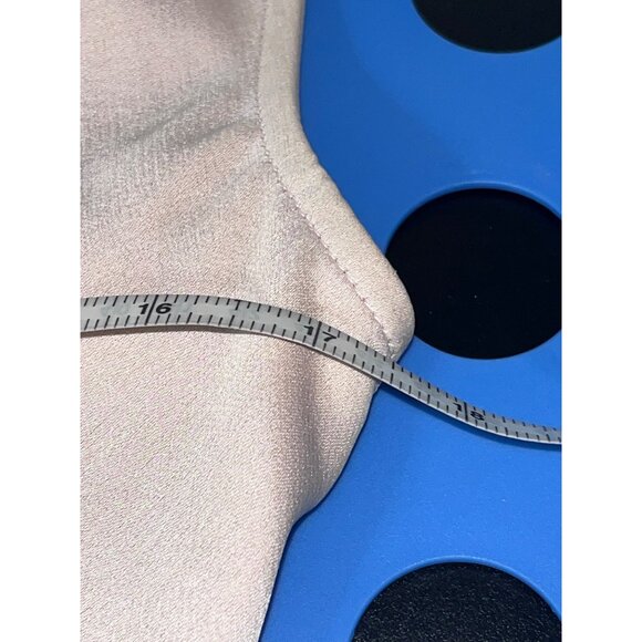 BHLDN Cali Satin Cowl Neck Midi Dress Beige size US 6 - Picture 14 of 16